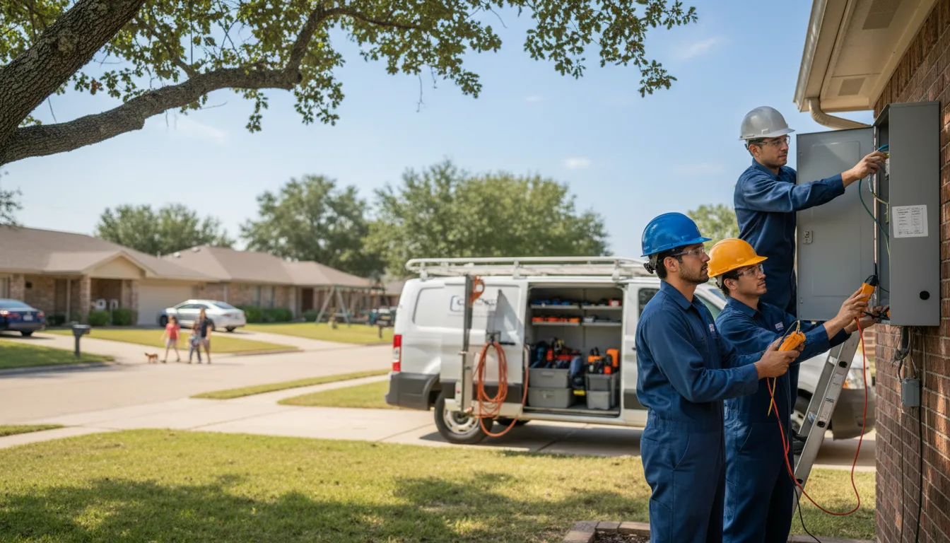 Certified electrician providing emergency electrical services in Glencross, SD